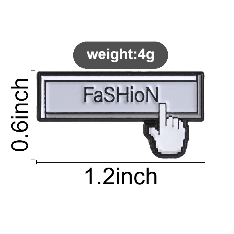 Pixel Cursor Fashion Text Enam - Tech Accessories To Gift recension och pris