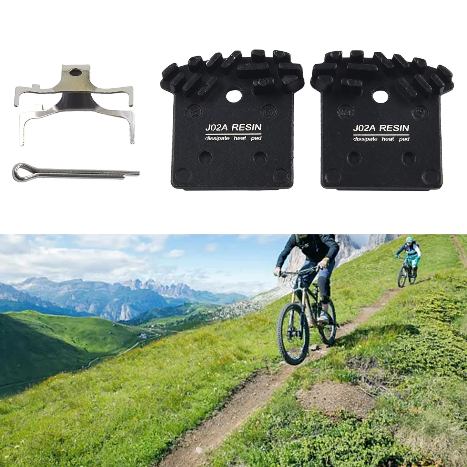 1pair Disc Brake For Pads For  - Tech Bike Accessories recension och pris
