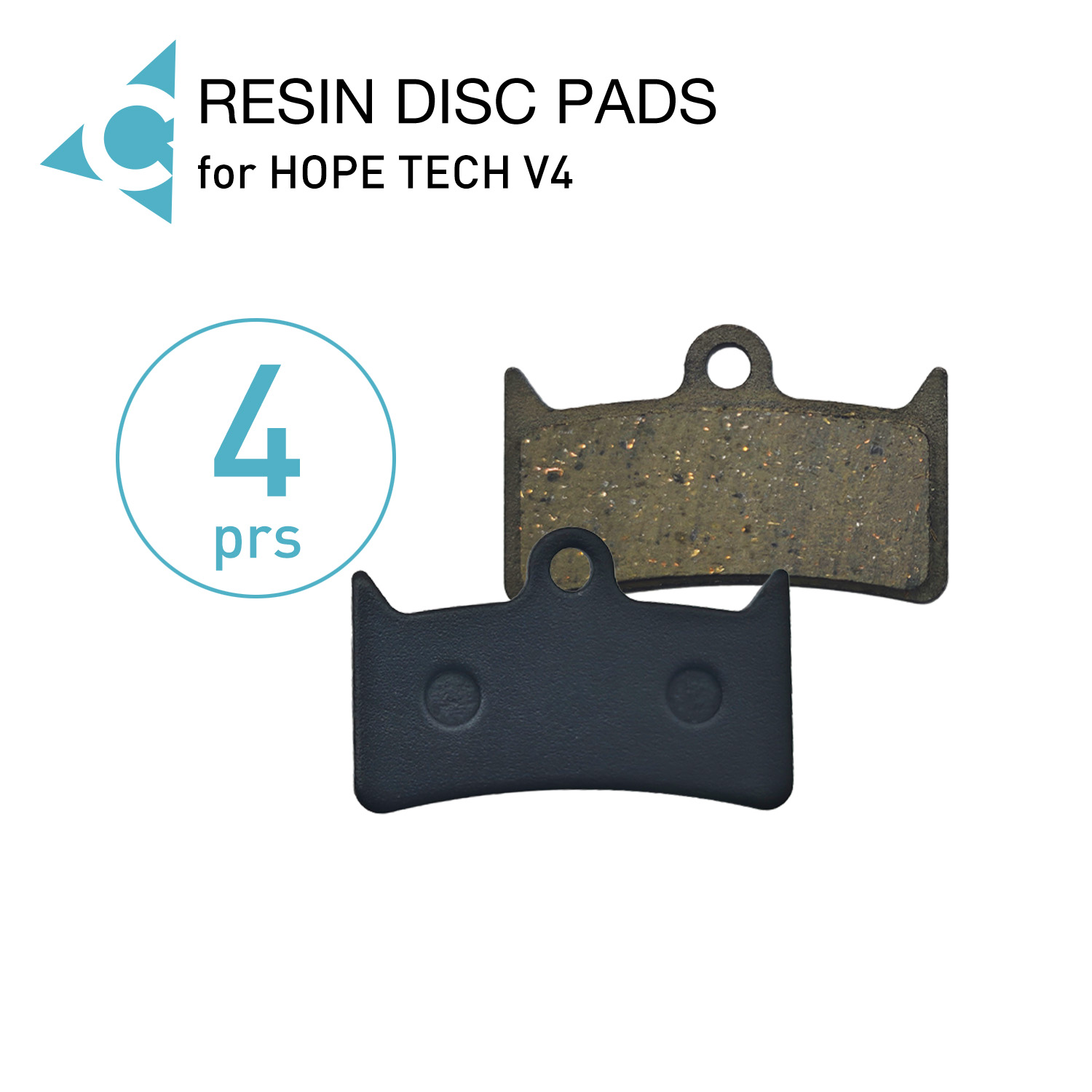 4 Pairs Bicycle Disc Brake Pad - Tech Bike Accessories recension och pris