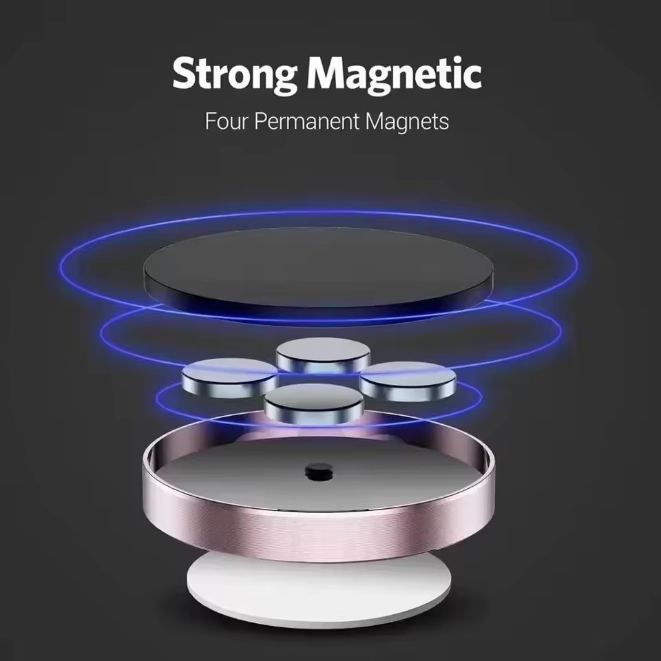Magnetic Car Phone Holder Univ - Phone Stand Aluminum recension och pris